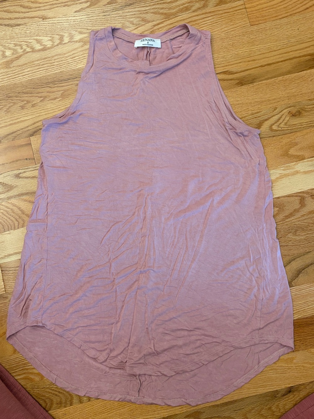 Zenana Dusty Mauve Sleeveless Tank